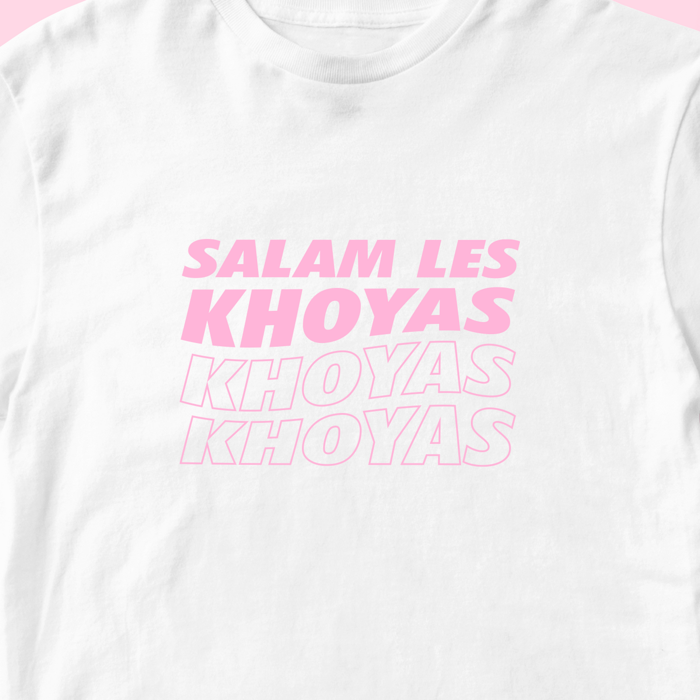 T-SHIRT SALAM LES KHOYAS - BLANC