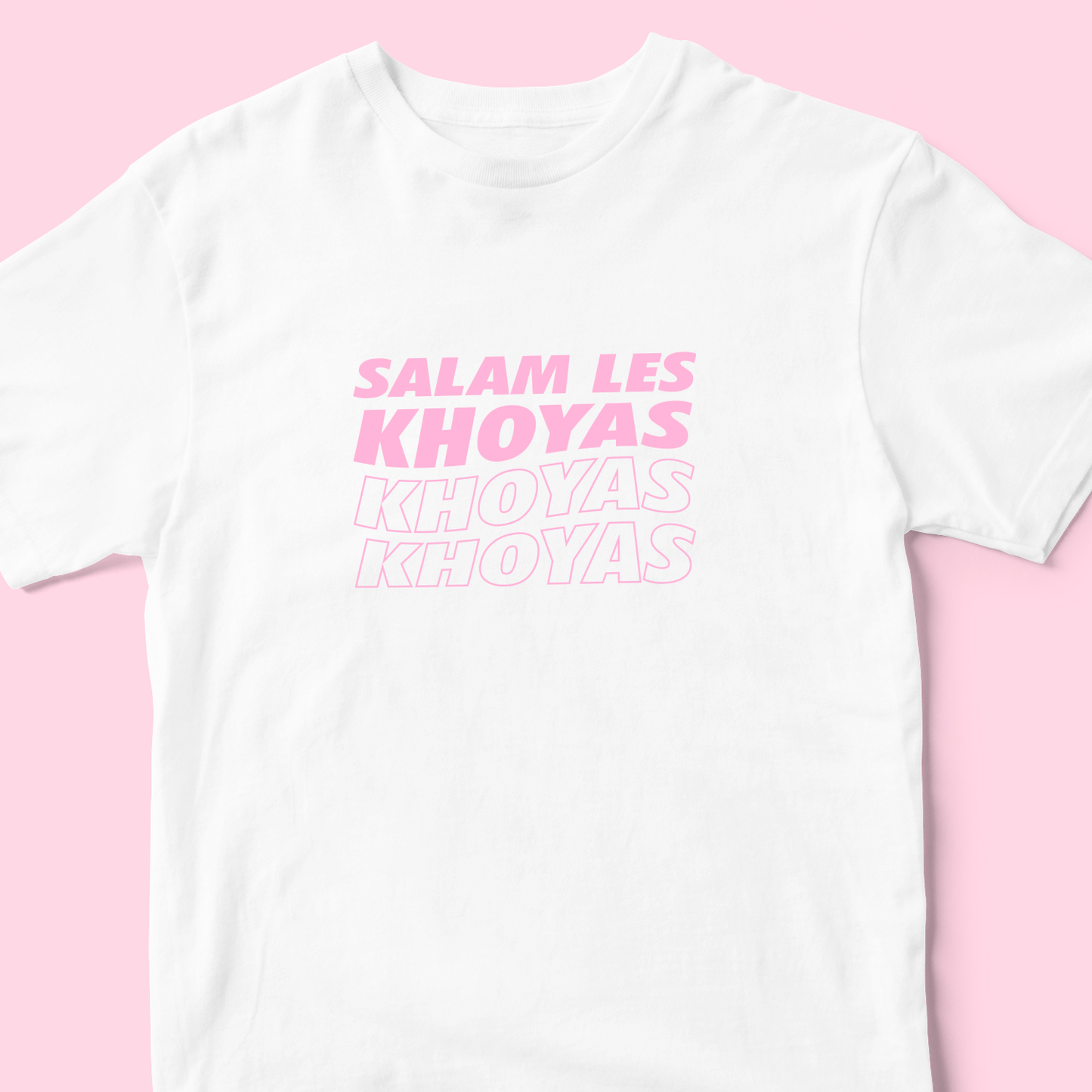 T-SHIRT SALAM LES KHOYAS - BLANC