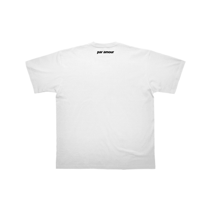 T-SHIRT "COEUR PAR AMOUR" - BLANC