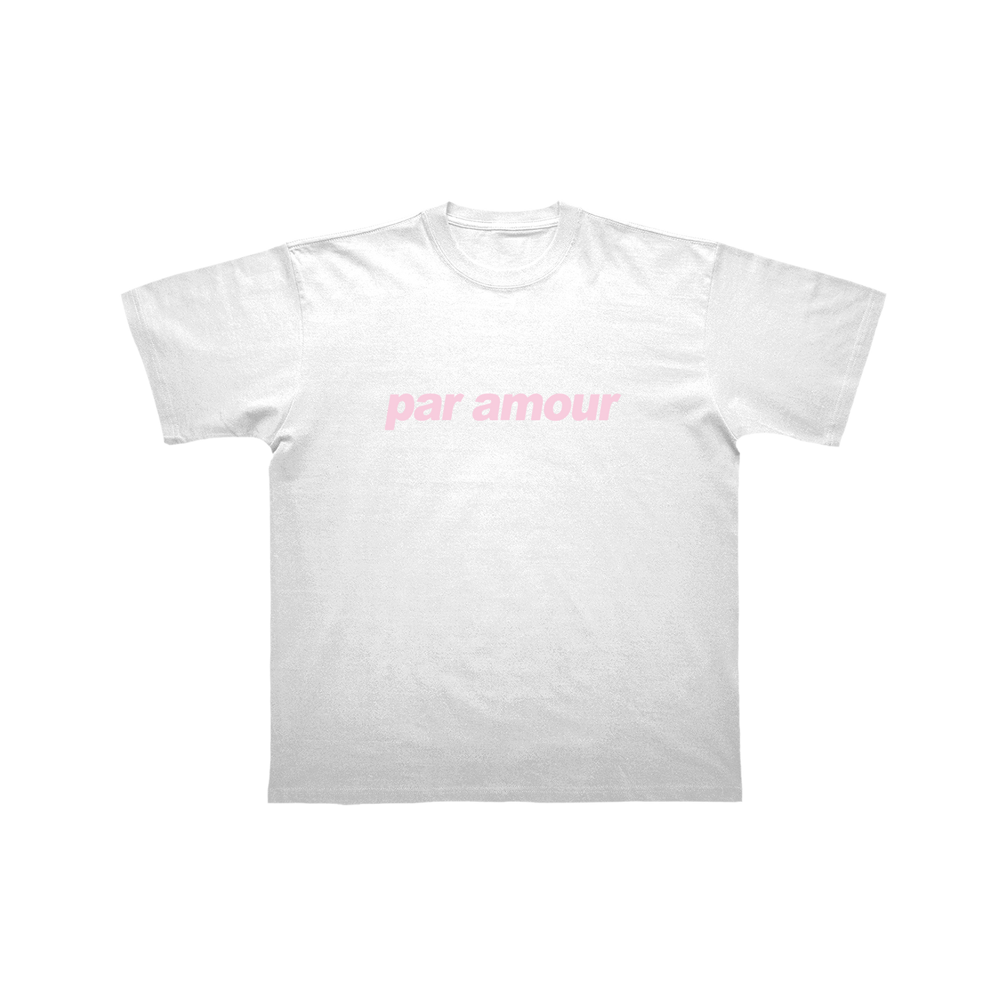 T-SHIRT "PAR AMOUR" - BLANC