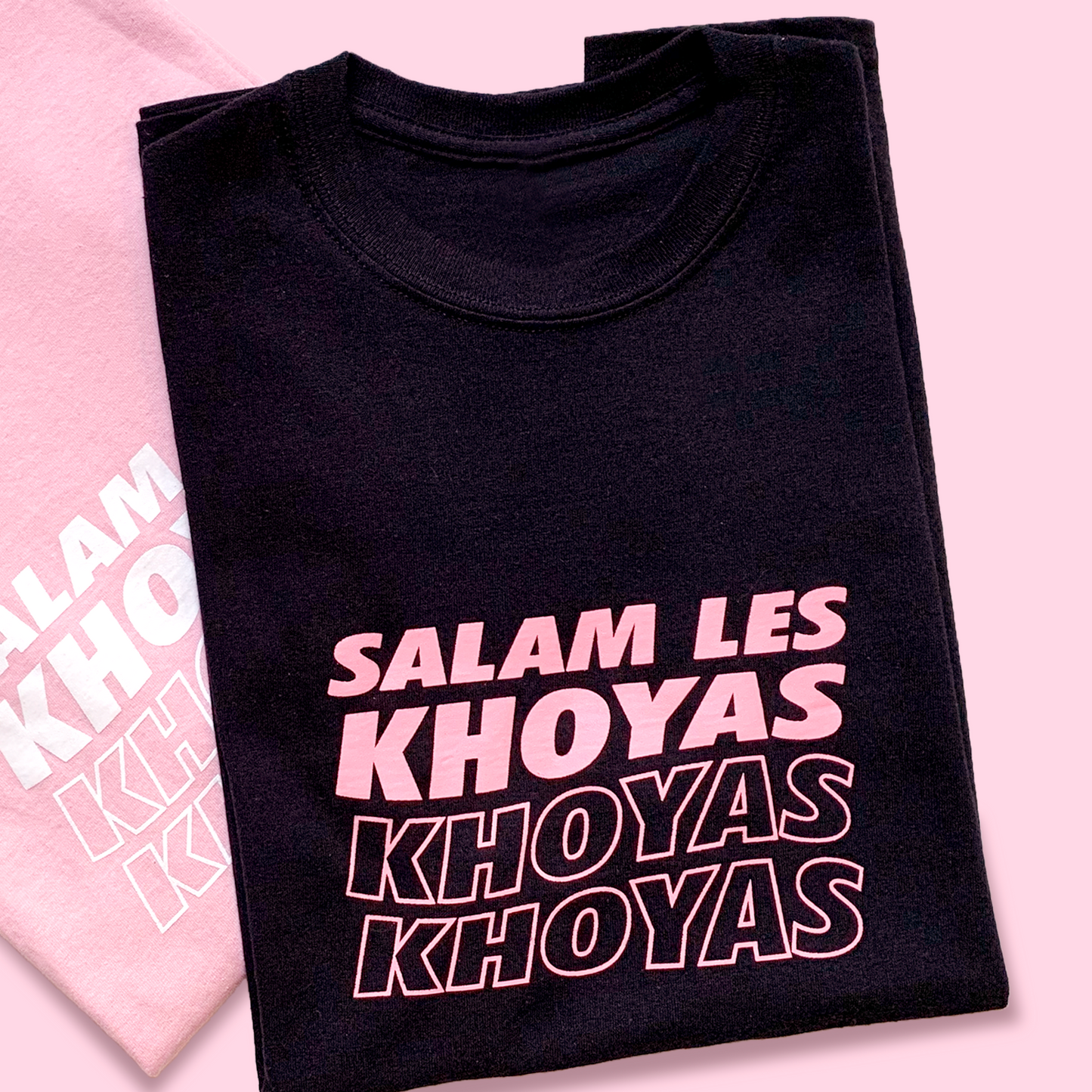 T-SHIRT SALAM LES KHOYAS - NOIR